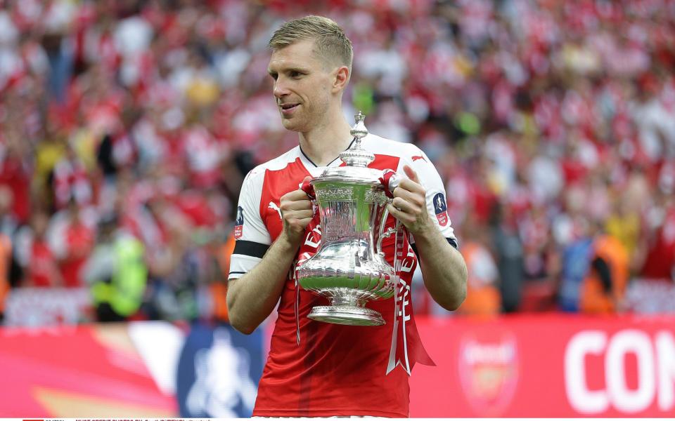 Per Mertesacker turned in a man-of-the-match performance in the final - Rex Features