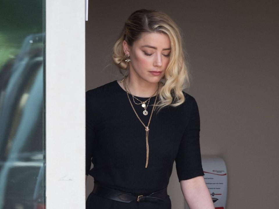 Amber Heard nach dem Urteil im Verleumdungsprozess gegen Johnny Depp im Sommer. (Bild: imago images/MediaPunch)