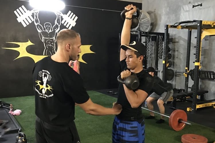 <b>photo: benjamin l./<a href="https://www.yelp.com/biz_photos/san-diego-strength-and-wellness-chula-vista?utm_campaign=c8f79d05-7fe4-47b4-a8d3-54630fd50d23%2Ca5b11a56-3bc3-4543-8261-5276bfc09ac9&utm_medium=81024472-a80c-4266-a0e5-a3bf8775daa7" rel="nofollow noopener" target="_blank" data-ylk="slk:yelp;elm:context_link;itc:0;sec:content-canvas" class="link ">yelp</a></b>