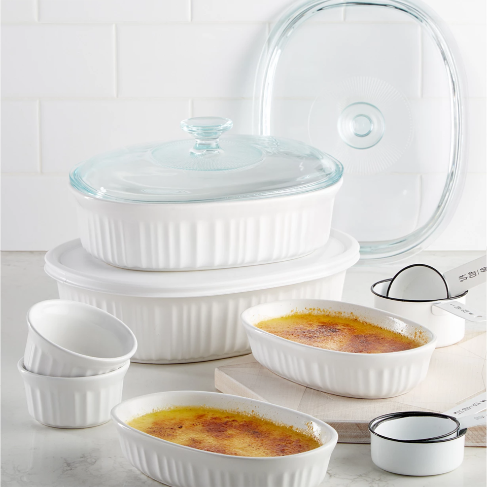 Best With Lids: CorningWare French White Bakeware Set