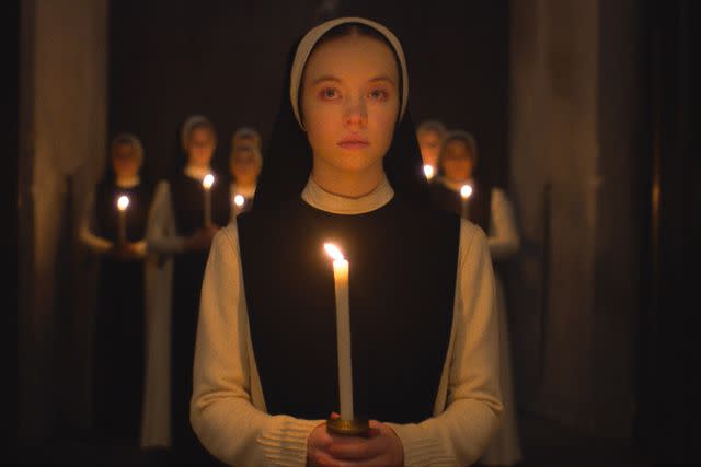 <p>Courtesy of NEON</p> Sydney Sweeney in "Immaculate"