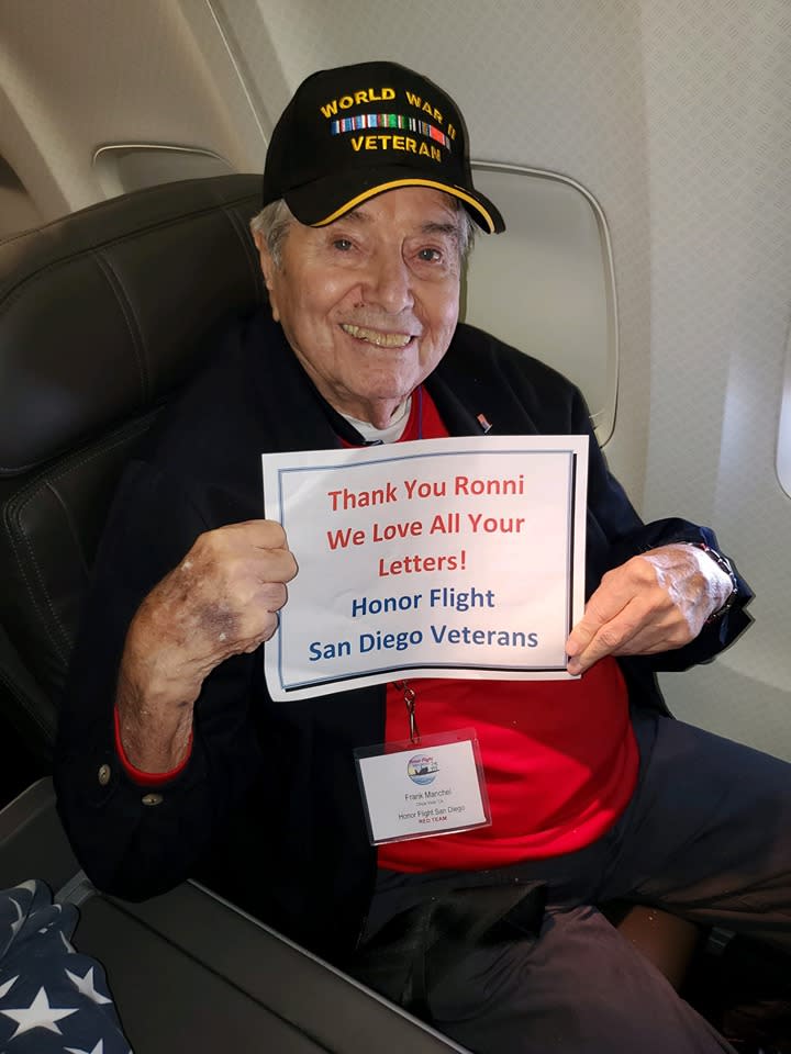 Frank Manchel | Honor Flight San Diego/Facebook