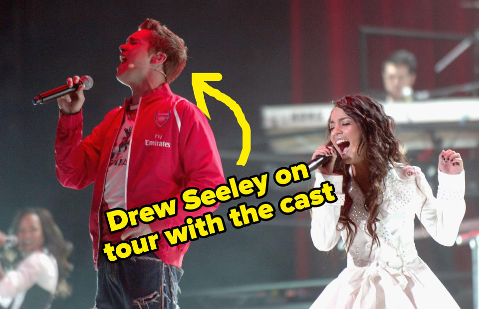 Drew Seeley, the actual singing voice for Troy, on tour with the cast