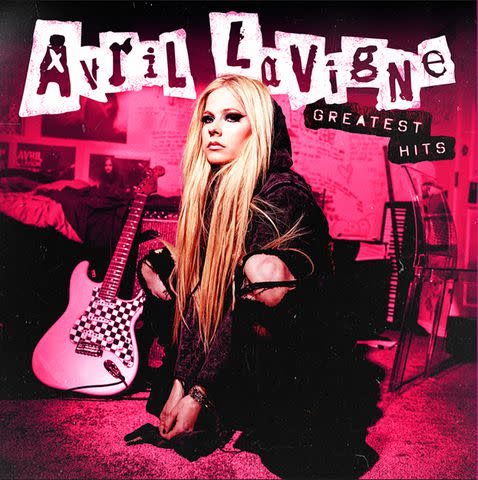 <p>Courtesy of Sony Music Entertainment</p> Avril Lavigne 'Greatest Hits' album cover art