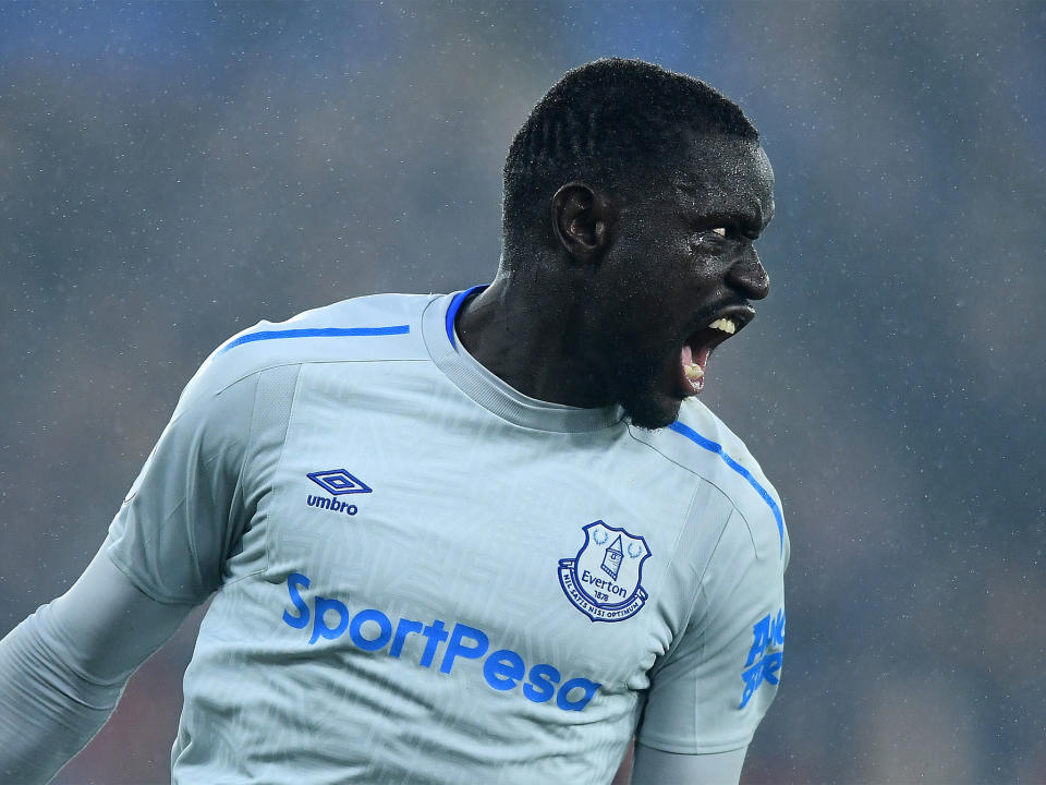 Oumar Niasse dived to win a penalty against Palace on Saturday: Getty 2017