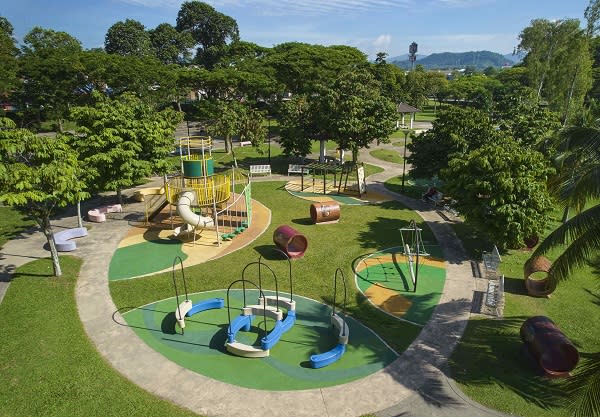 Seremban 2's City Park playground has a fresh vibe, with new swings and playful animal riders for endless family fun.