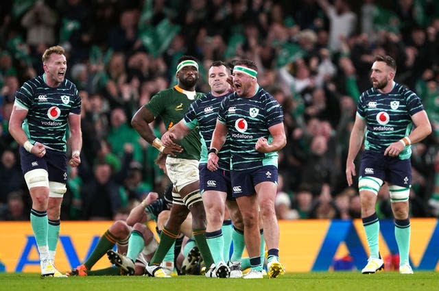 Ireland defeated the Springboks in Dublin last autumn