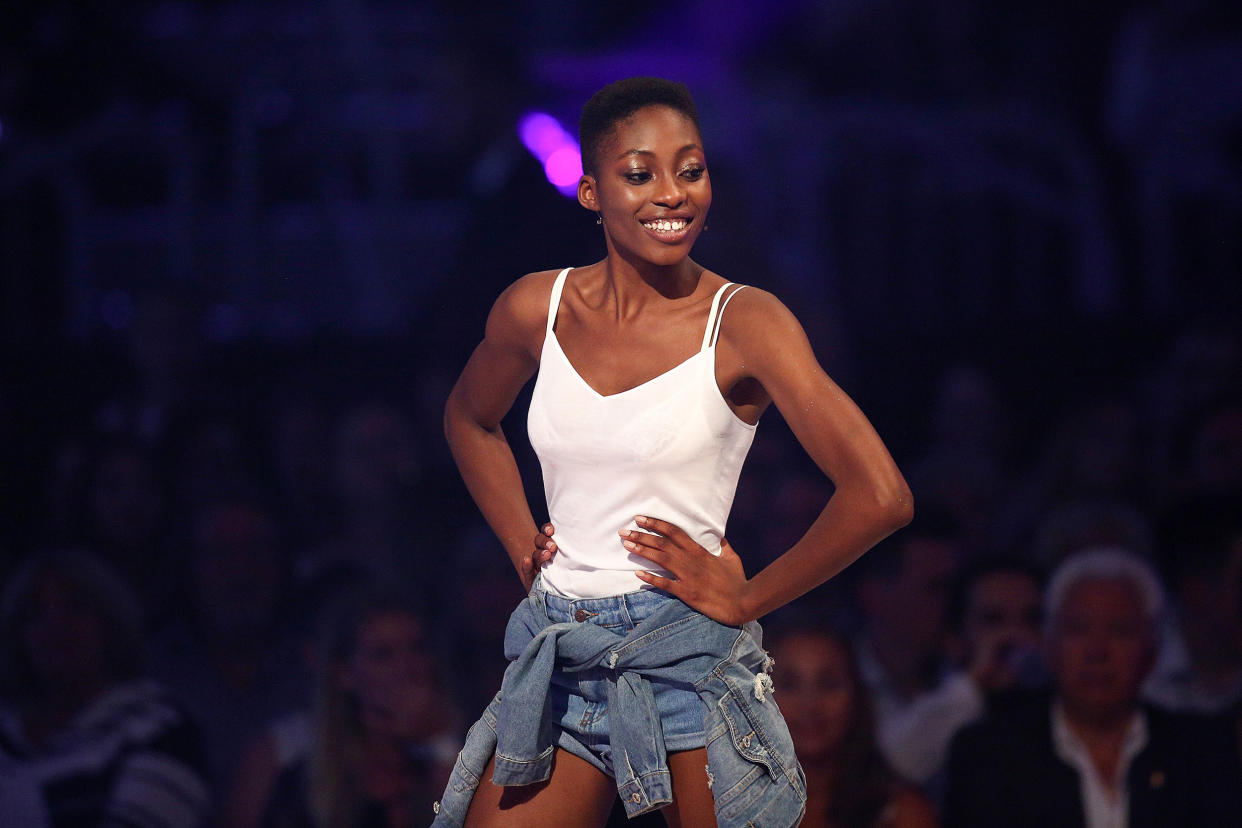 Toni Loba ging als strahlende Gewinnerin von „Germany’s Next Topmodel“ hervor. (Bild: Getty Images)