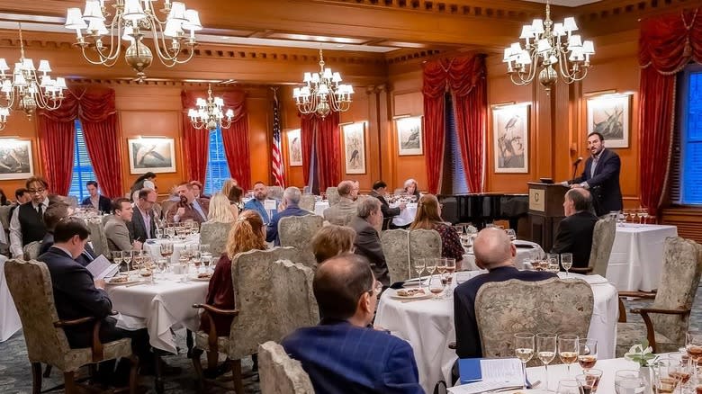 Dining room at the University Club