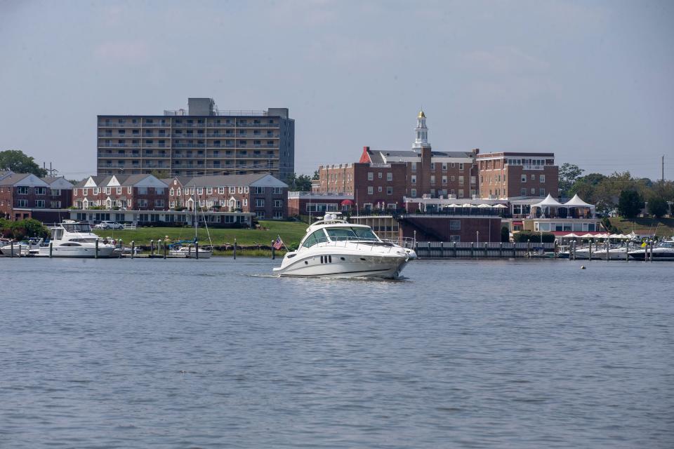 Scenes along the Navesink River in Red Bank, NJ Thursday, August 26, 2021. 