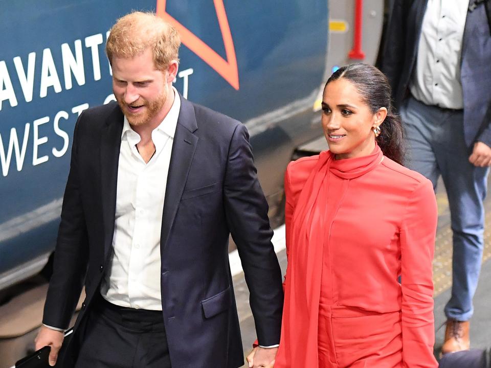 Prince Harry, Duke of Sussex and Meghan, Duchess of Sussex are seen on September 05, 2022 in London, England.