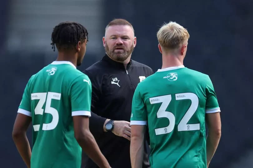 Wayne Rooney, Manager/Head Coach of Plymouth Argyle, during the pre-season friendly match between Milton Keynes Dons and Plymouth Argyle