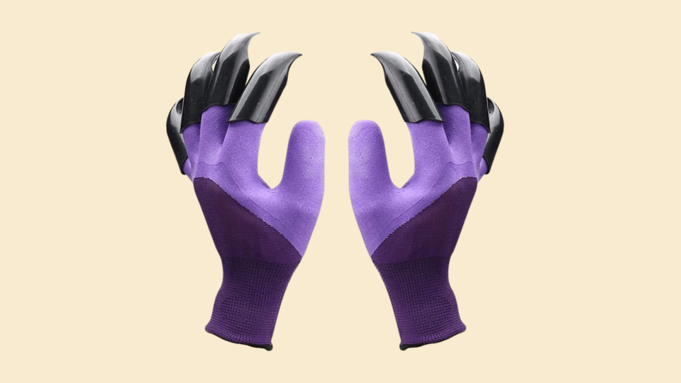 Yankee Swap gifts: gardening gloves.