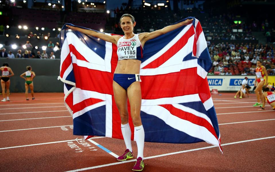 Jo Pavey has won European and Commonwealth medals, but previously missed out on the world podium - Getty Images Sport