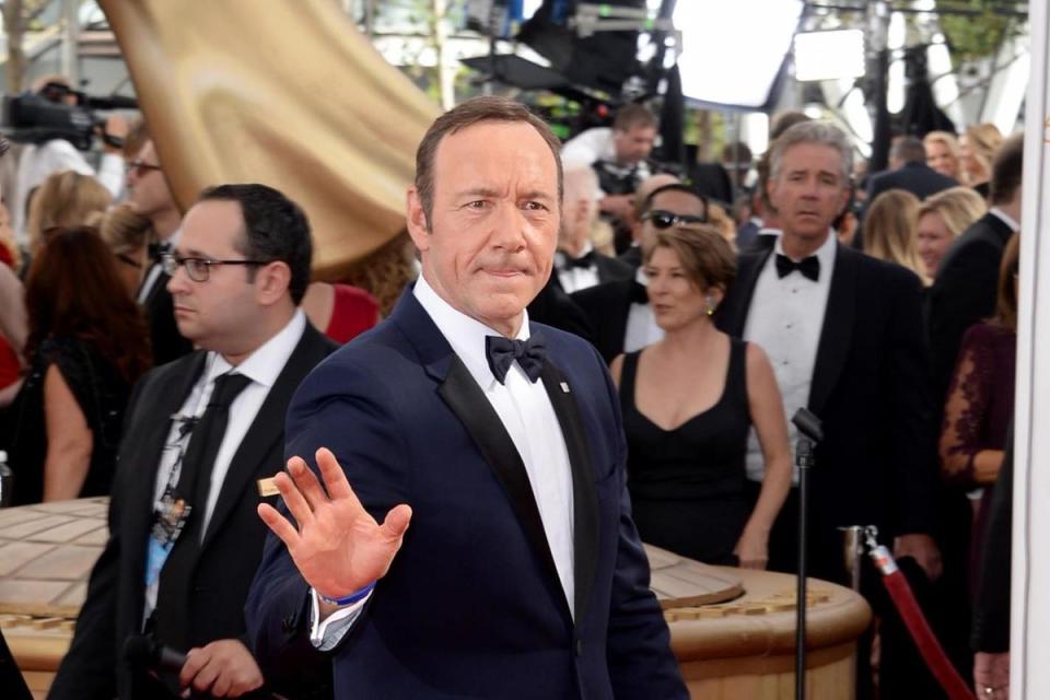 Kevin Spacey at the 2013 Emmy Awards in Los Angeles. (Getty Images)