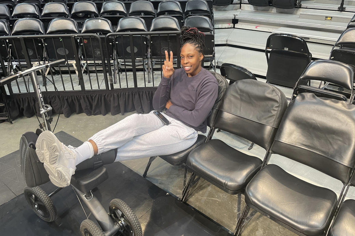 Kierstan Bell remains positive in her role with Las Vegas Aces