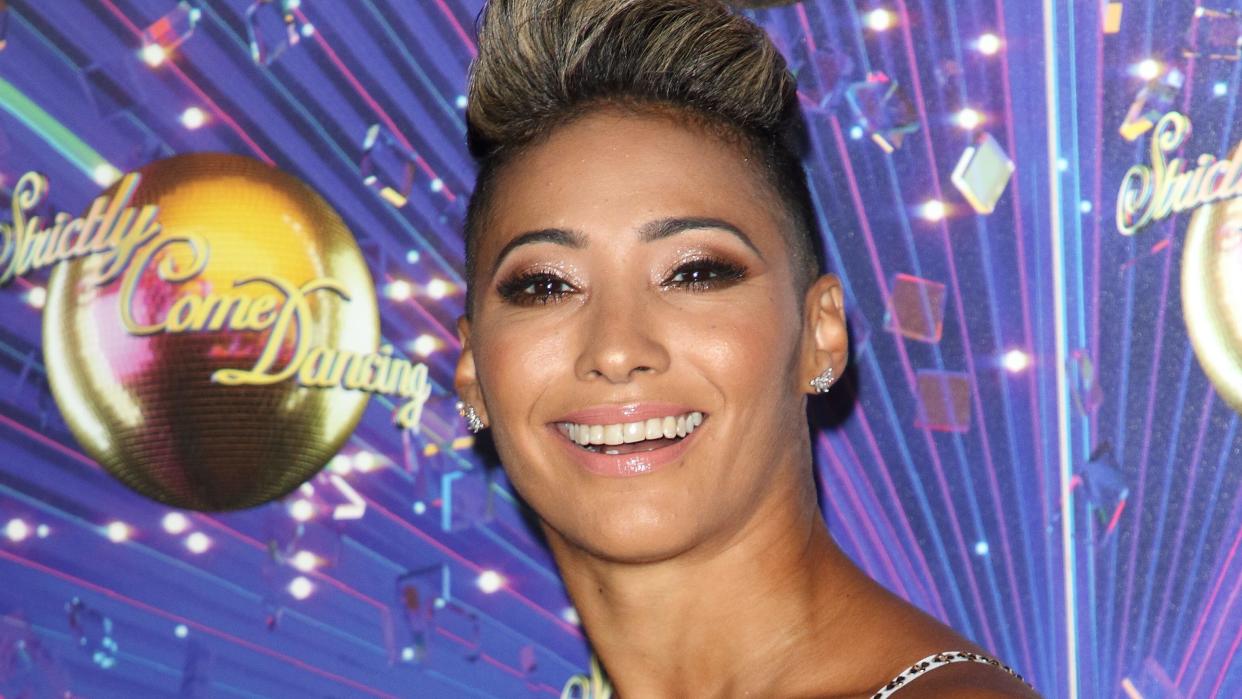 Karen Hauer at the Strictly Come Dancing 2019 Launch at BBC Broadcasting House (Photo by Keith Mayhew / SOPA Images/Sipa USA)