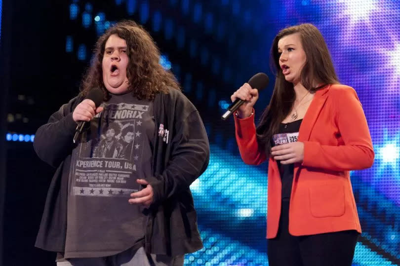 ITV undated handout photo of Jonathan Antoine and Charlotte Jaconelli during London auditions for ITV's Britain's Got Talent programme