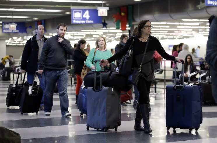 Old airport infrastructure in the US is struggling to keep up with the increasing number of travelers. (AP)