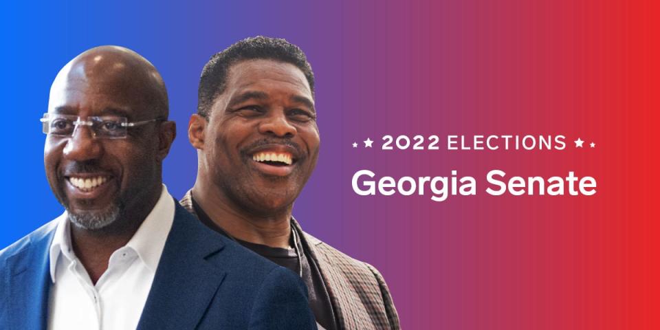 2022 GA senate elections Warnock vs Walker