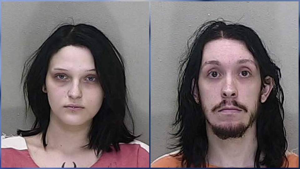<div>Charlie Homer (left) and Jacob Bratt (right) were arrested for child neglect after a baby received a fracture to her skull, according to the Marion County Sheriffs Office. (Photos via Marion County jail)</div>