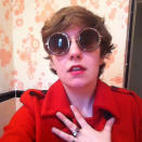 Update! Inspired by all the girls giving me shade I've added sunglasses and a patriotic peacoat #dress2vote - <a href="https://twitter.com/lenadunham/status/265815638600208384" rel="nofollow noopener" target="_blank" data-ylk="slk:@lenadunham;elm:context_link;itc:0;sec:content-canvas" class="link ">@lenadunham</a>, via Twitter