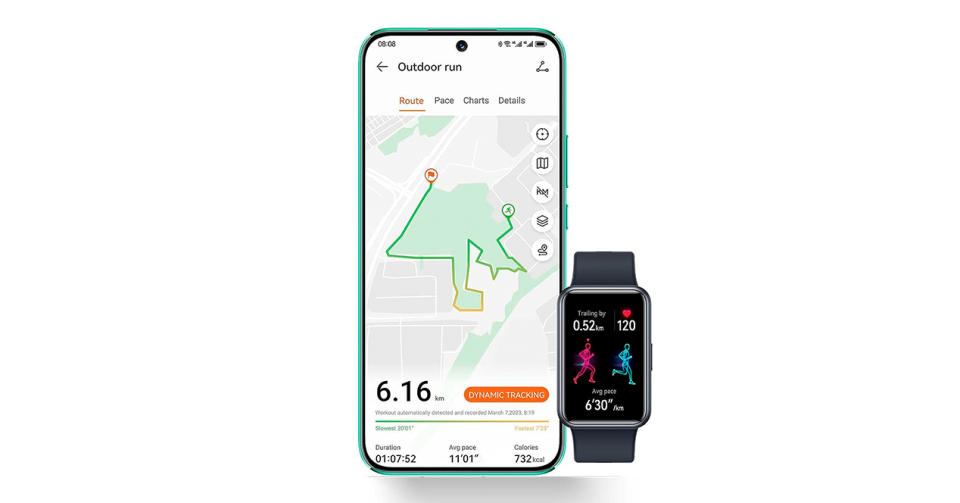 Con el Huawei Watch Fit SE puedes monitorizar toda tu actividad - Imagen: Amazon México