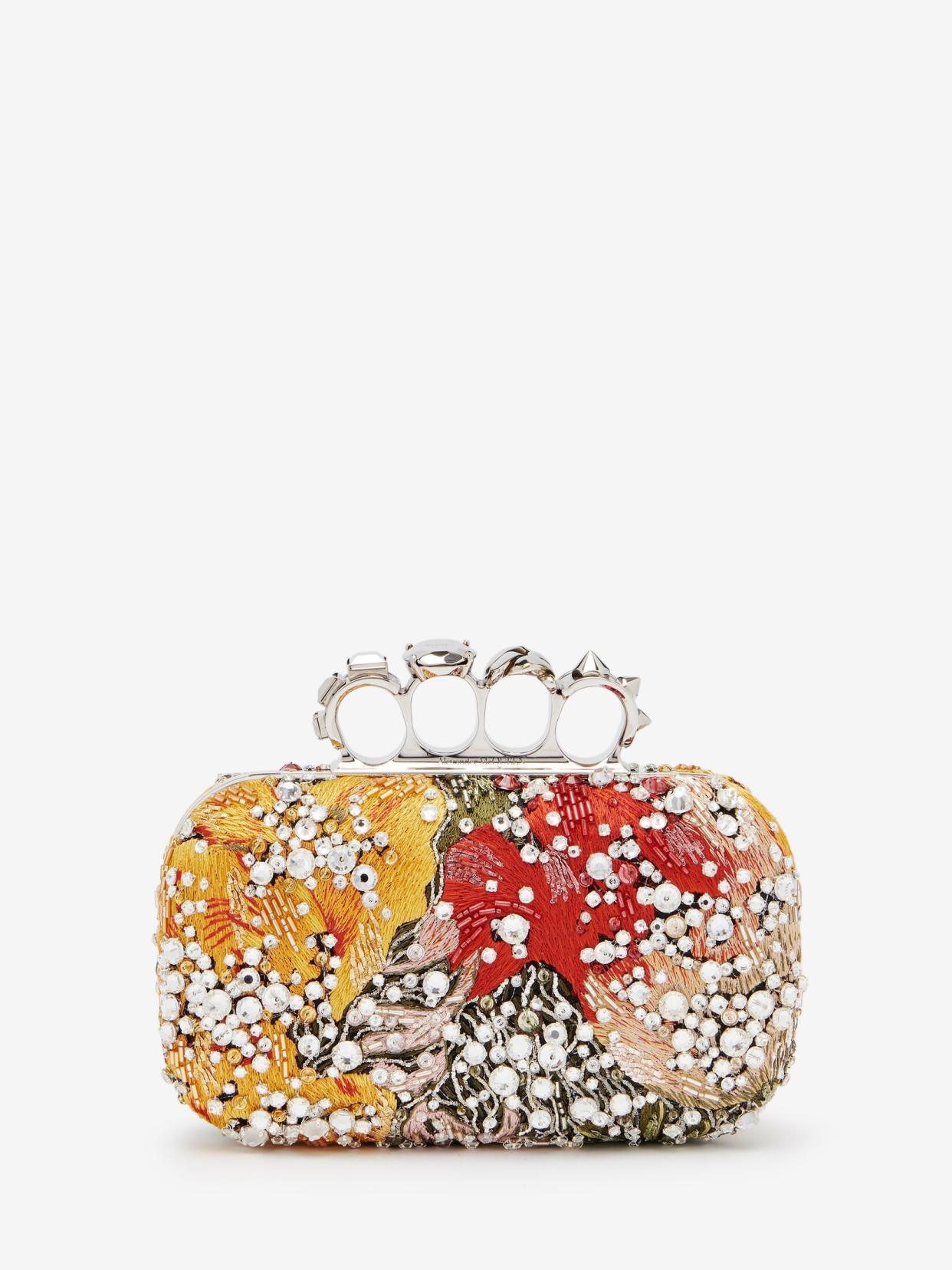 <p><a href="https://go.redirectingat.com?id=74968X1596630&url=https%3A%2F%2Fwww.alexandermcqueen.com%2Fen-us%2Fpr%2Fknuckle-clutch-7554551X3AG8490.html&sref=https%3A%2F%2Fwww.townandcountrymag.com%2Fstyle%2Ffashion-trends%2Fa46106296%2F2024-bag-trends%2F" rel="nofollow noopener" target="_blank" data-ylk="slk:Shop Now;elm:context_link;itc:0;sec:content-canvas" class="link rapid-noclick-resp">Shop Now</a></p><p>Women's Knuckle Clutch</p><p>alexandermcqueen.com</p><p>$6990.00</p>