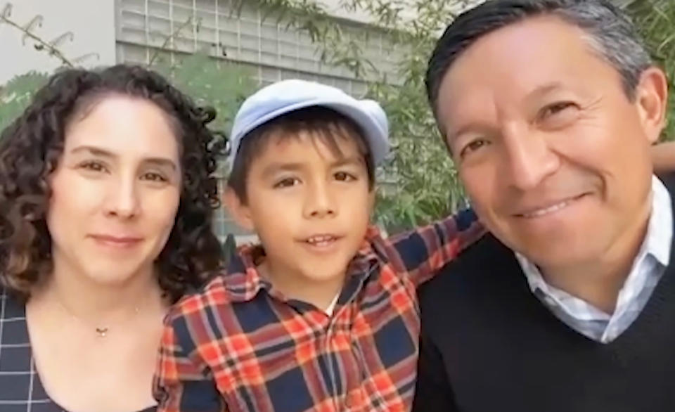 Nancy Chaires Espinoza and Pablo Espinoza with their son Nicolás Agustín Espinoza Chaires. (Courtesy Espinoza Family)