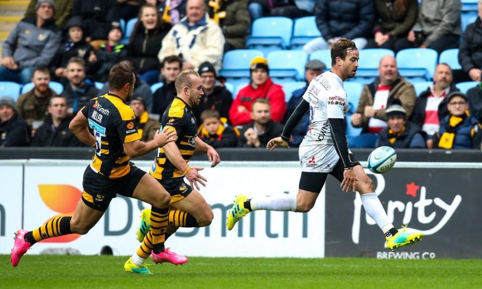 Danny Cipriani scored 15 points on his return to Wasps, and set up one of the tries of the season.