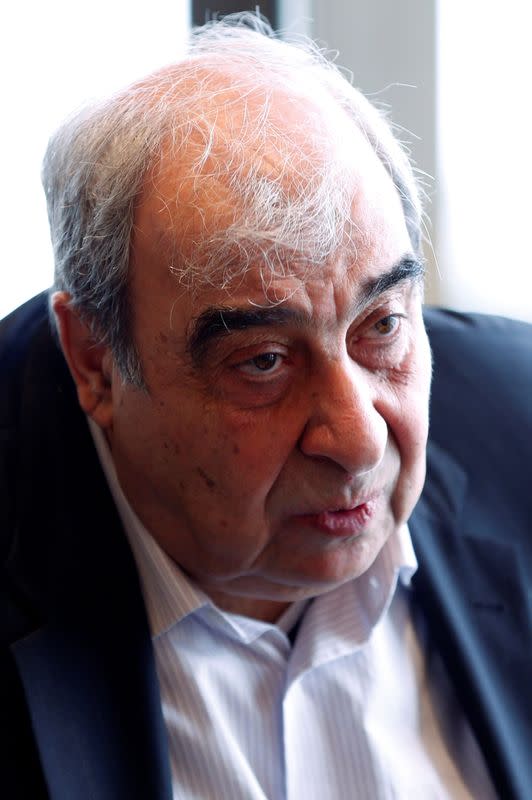 FILE PHOTO: Syrian opposition leader Michel Kilo speaks to Reuters in Montreux