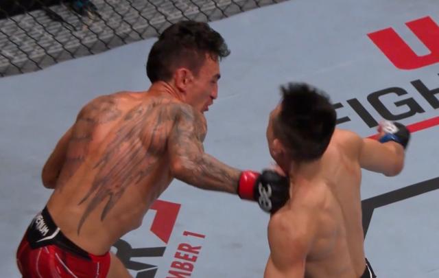 Max Holloway knocks out The Korean Zombie at UFC Fight Night