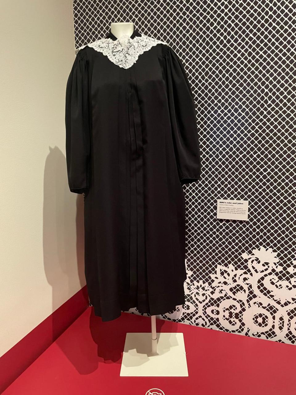 <div class="inline-image__caption"><p>One of Justice Ruth Bader Ginsburg's robes.</p></div> <div class="inline-image__credit">Alaina Demopoulos</div>