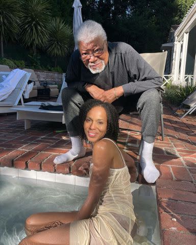 <p>Kerry Washington Instagram</p> Kerry Washington and Earl Washington