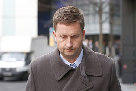 Former ICAP broker Colin Goodman leaves Southwark Crown Court in London, December 5, 2014. REUTERS/Suzanne Plunkett