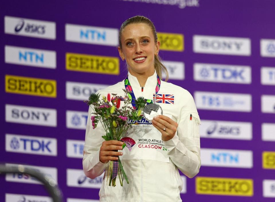 Jemma Reekie was upstaged by Ethiopia’s Tsige Duguma in the 800m final in Glasgow (REUTERS)