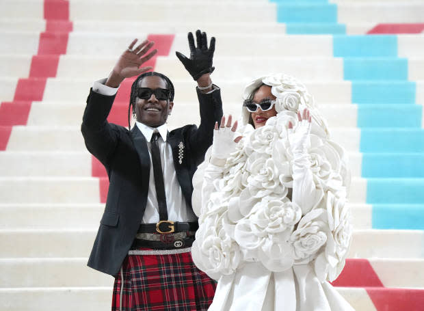 <p>IMAGO / ZUMA Wire</p><p>Rounding out the list, singer <strong>Rihanna</strong> and rapper <strong>A$AP Rocky </strong>are by no means fresh news—they’ve been together since 2020 and share a son. But Rihanna’s February 2023 Super Bowl performance and second pregnancy announcement reignited the excitement over this celebrity duo. In a summer 2021 issue of <em>GQ</em>, <a href="https://www.gq.com/story/asap-rocky-june-july-2021-cover" rel="nofollow noopener" target="_blank" data-ylk="slk:Rocky said;elm:context_link;itc:0;sec:content-canvas" class="link ">Rocky said</a>, "I think when you know, you know. She's the One."</p><p><strong>Next, <a href="https://parade.com/celebrities/actors-who-can-sing" rel="nofollow noopener" target="_blank" data-ylk="slk:10 Actors Who Can Secretly Sing;elm:context_link;itc:0;sec:content-canvas" class="link ">10 Actors Who Can Secretly Sing</a></strong></p>