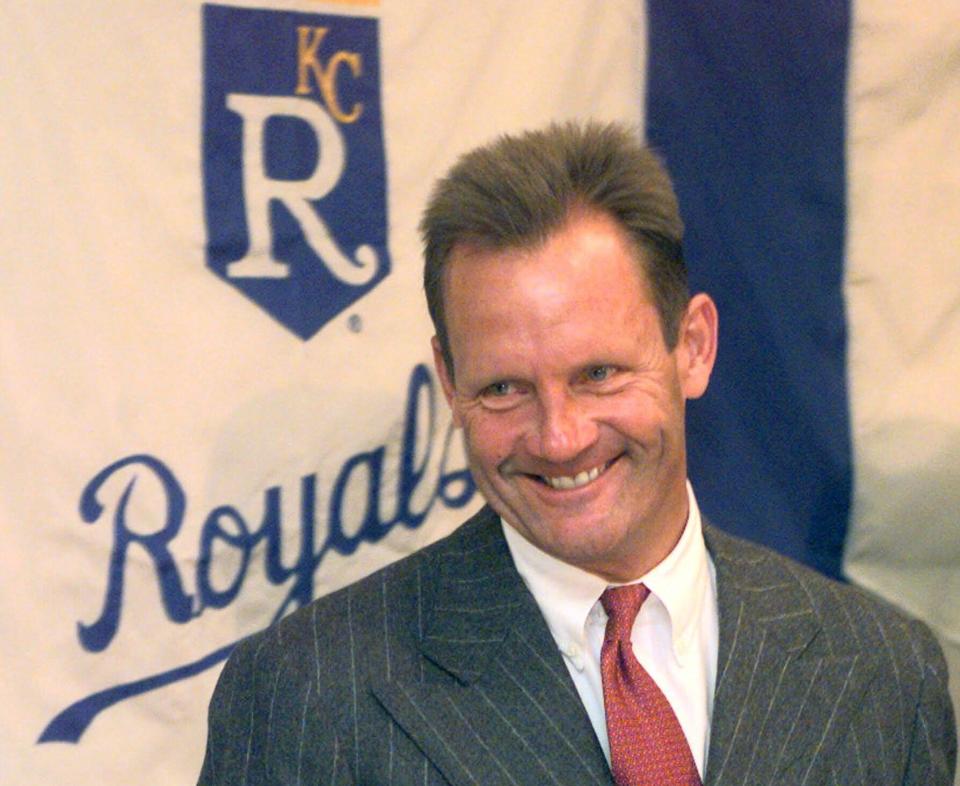 George Brett played 21 seasons with the Kansas City Royals, becoming the only player in baseball history to win batting titles in three different decades. He was elected to the Baseball Hall of Fame in 1999.