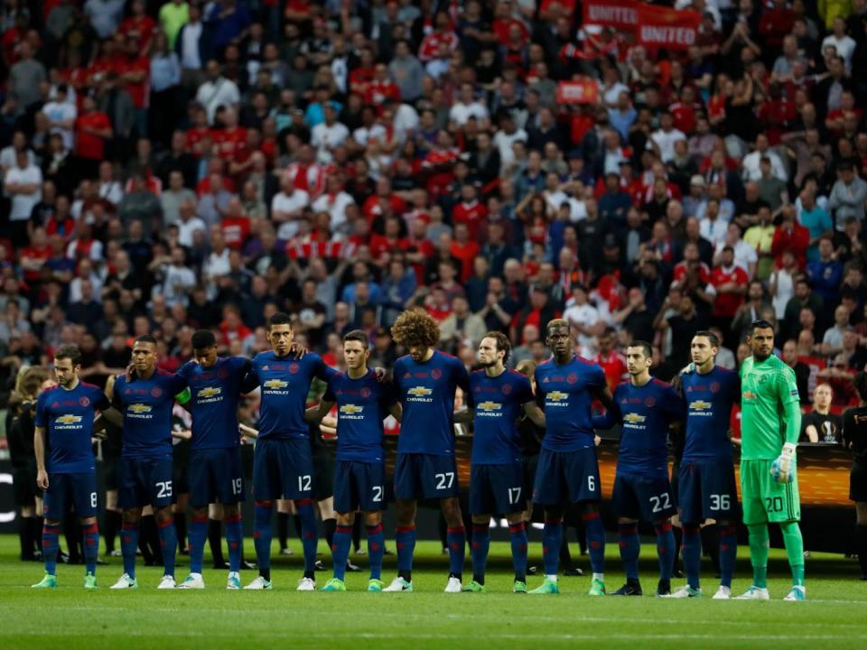 There was a minute's silence ahead of the final (Getty)