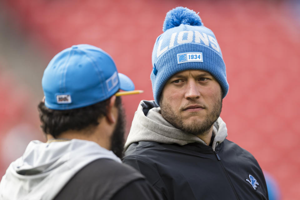 Matthew Stafford would have reportedly accepted a trade to any team but the New England Patriots. (Photo by Scott Taetsch/Getty Images)