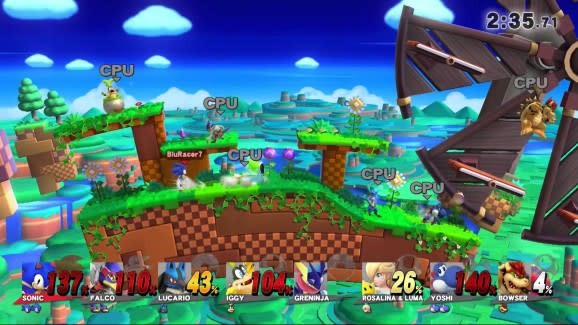 And you thought Super Smash Bros. for Wii U's 8-player mode was crowded.