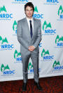 Ian Somerhalder suited up for the 2013 Natural Resources Defense Council Game Changer Awards on Thursday and the “Vampire Diaries” star looked so smoldering hot he could have caused global warming. Sadly, the 33-year-old showed up without his equally spicy counterpart, co-star and girlfriend Nina Dobrev. (3/14/13)