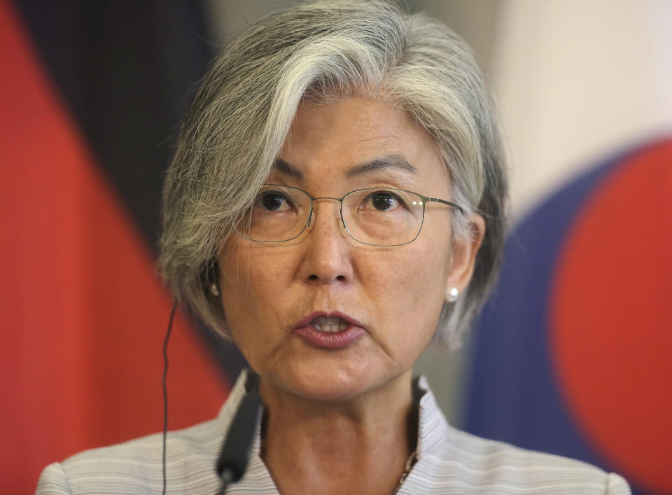 South Korea's foreign minister Kang Kyung-wha. Photo: Markus Schreiber/AP