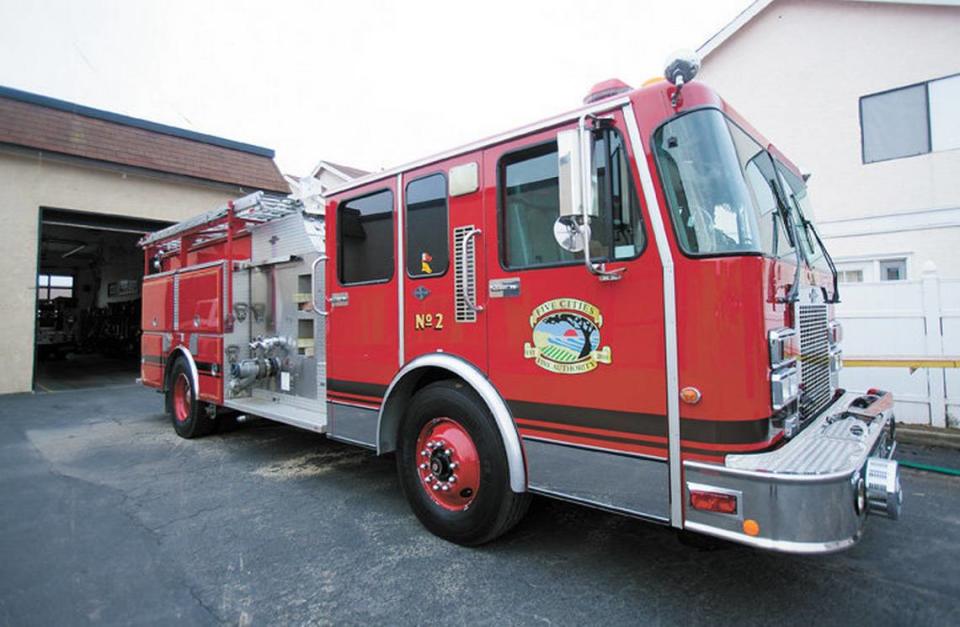 A back-up engine at Five Cities Fire Authority’s Station 61 in Oceano in 2014. ldickinson@thetribunenews.com