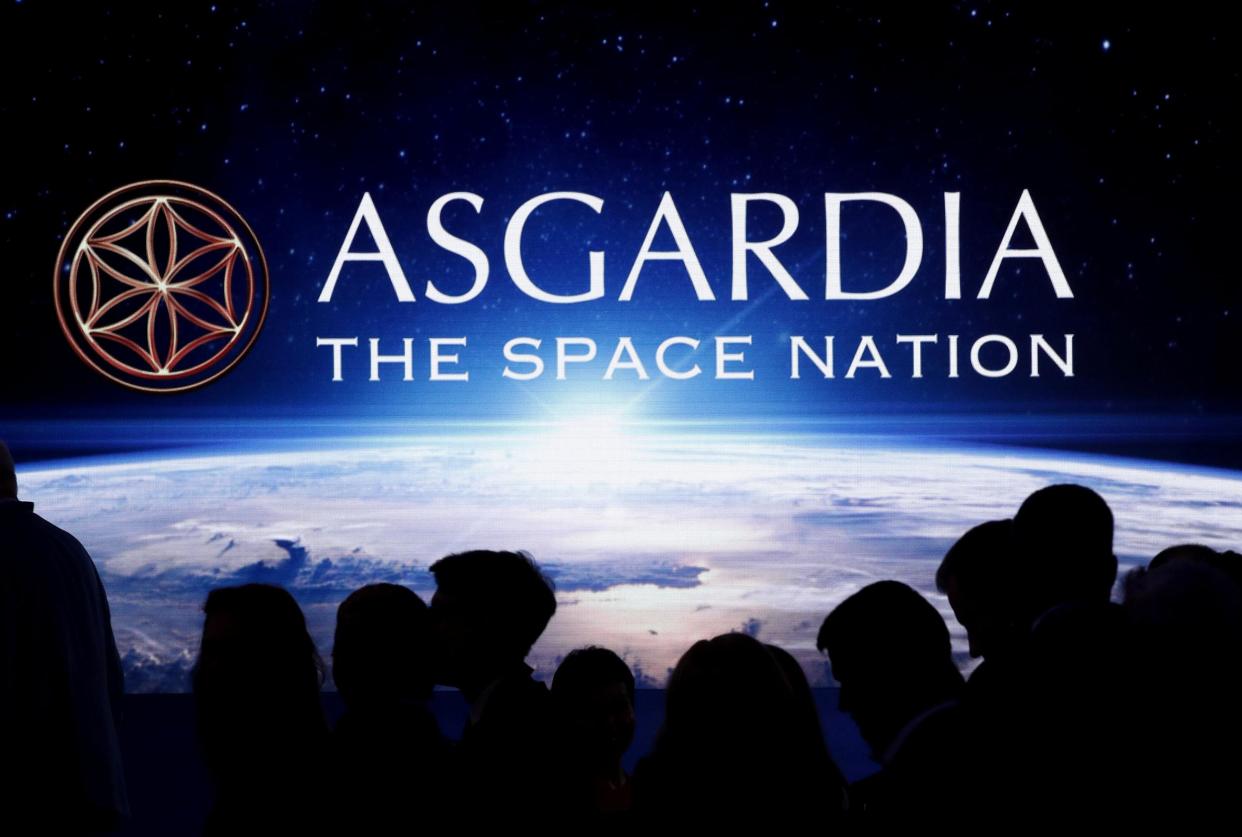 People attend the inauguration ceremony of Asgardia's first Head of Nation in Vienna, Austria June 25, 2018: REUTERS