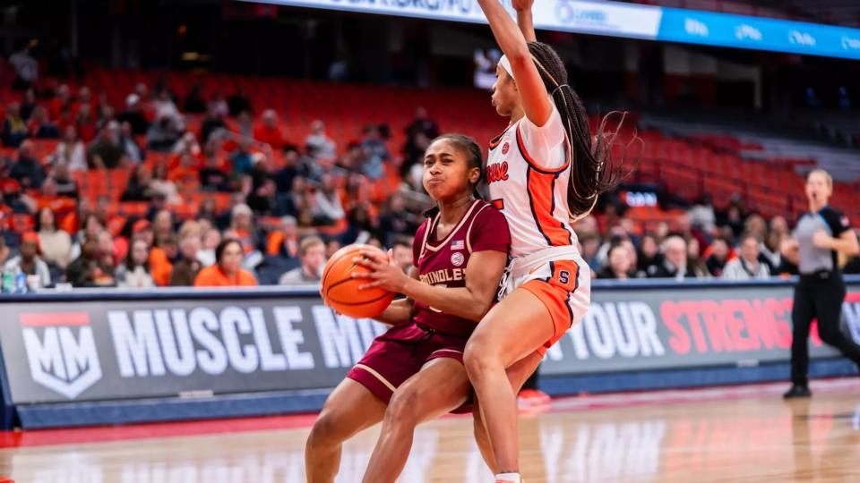 Florida State women's basketball fell to Syracuse, 79-73, on Jan. 18, 2023 at the JMA Wireless Dome in Syracuse, NY.
