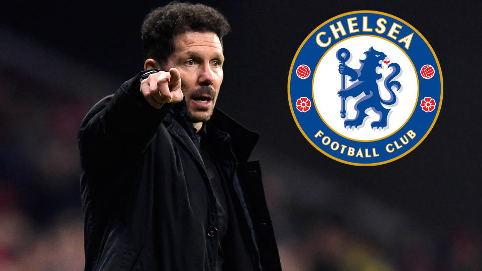 Diego Simeone is reportedly top of Chelsea’s managerial shortlist.