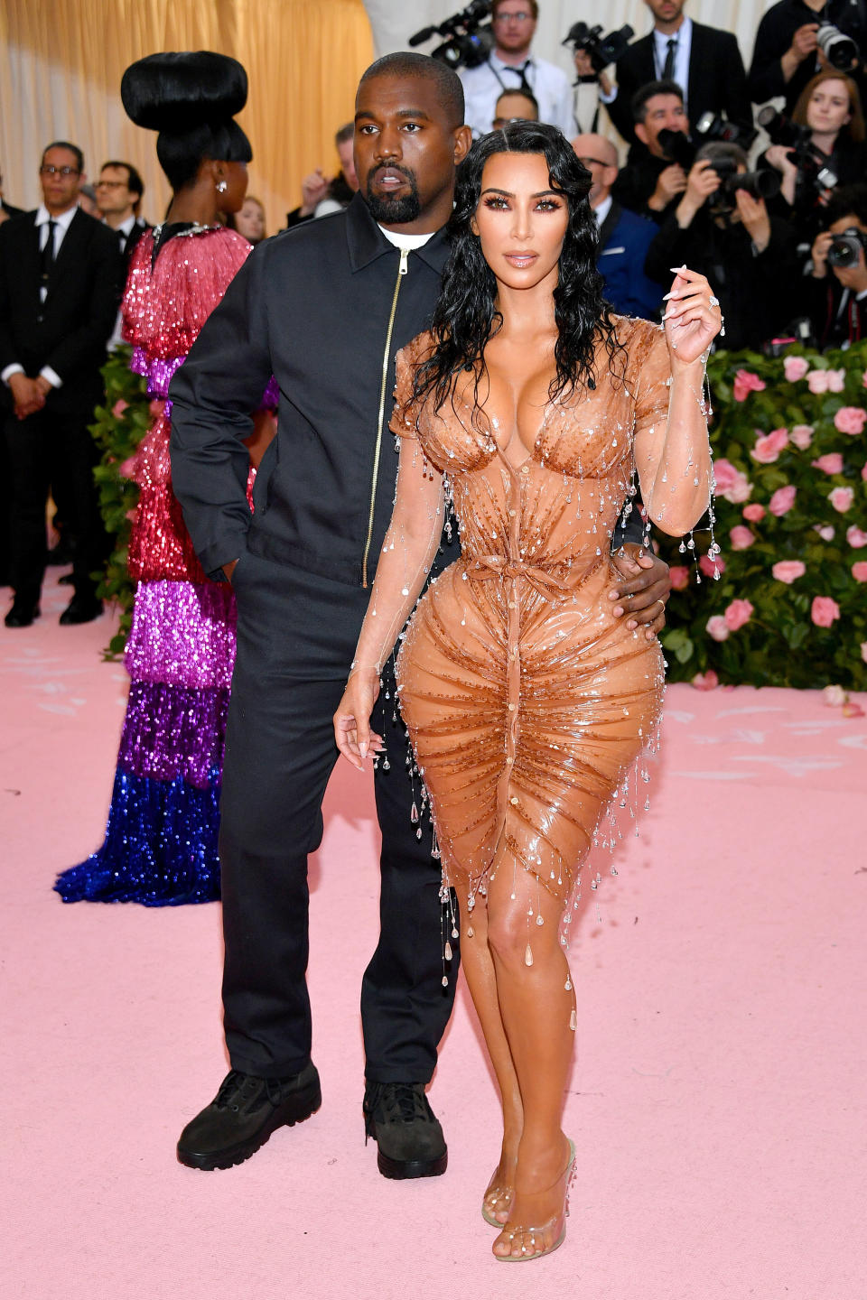 Kardashian, with West, at the 2019 Met Gala. (Photo: Dia Dipasupil via Getty Images)