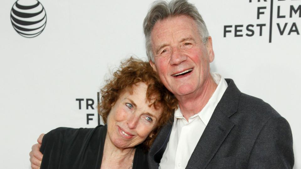 Helen Gibbins, left, and Michael Palin, right, attend a special Tribeca Film Festival screening of 