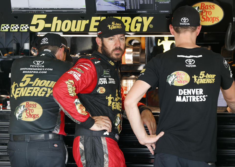 Martin Truex Jr. could part ways with Furniture Row Racing if it doesn’t find sponsorship for 2019. (AP Photo/Paul Sancya)